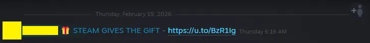 Steam Direct Message